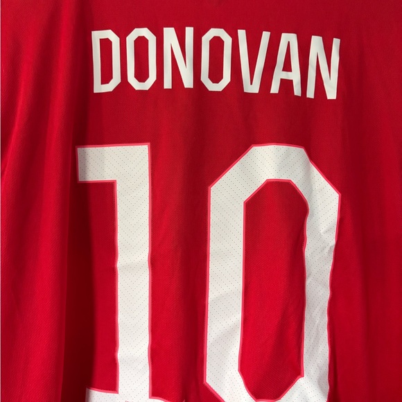 Nike USA Donovan Soccer Jersey Red White Blue - Picture 7 of 7